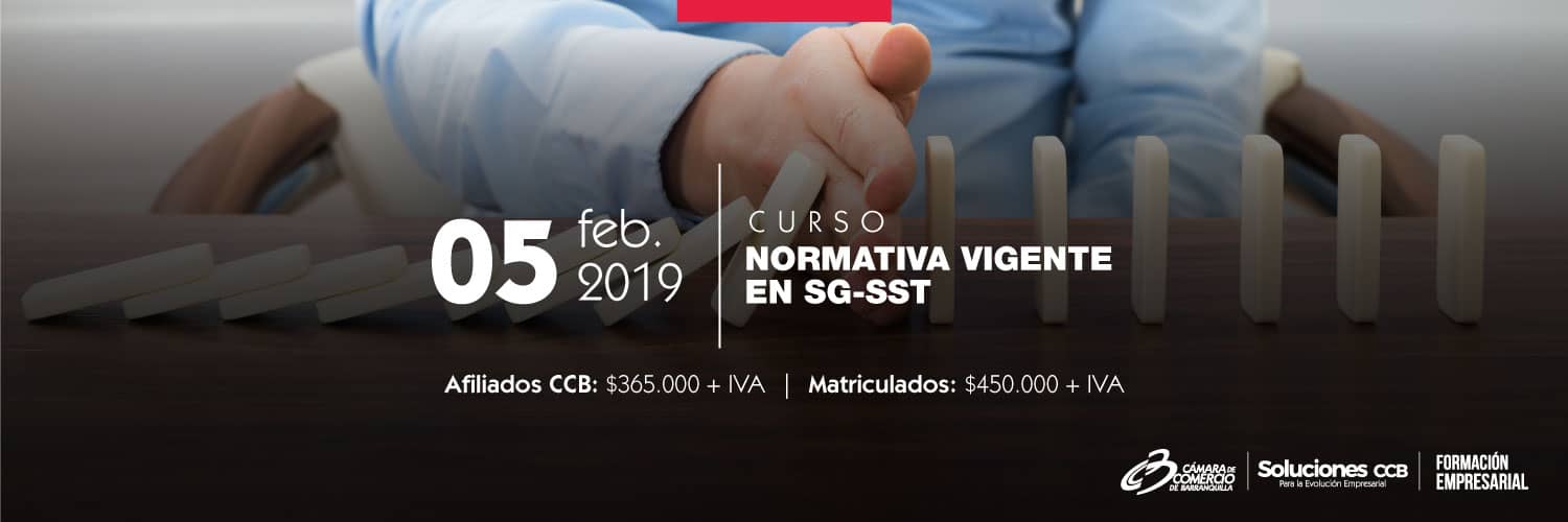 Foto de Formulario Curso Normativa Vigente SG-SST – 05FEB 2019