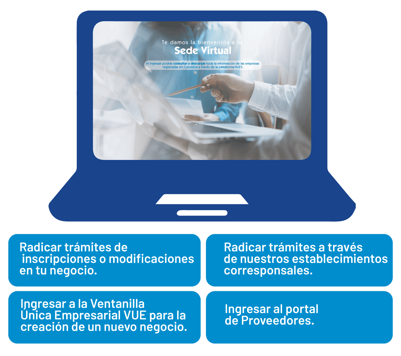 imagen de computador sede virtual