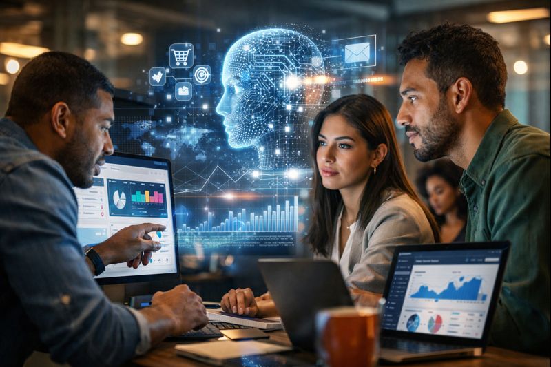 Foto de Inteligencia artificial para marketing: cómo las empresas están aumentando productividad y ventas con IA aplicada